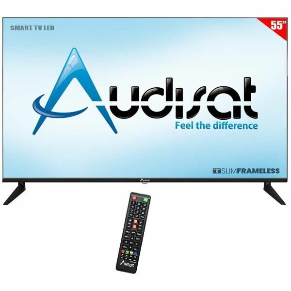Televisor Smart LED AUDISAT AD-55 55'' 4K Ultra HD Wifi - Negro