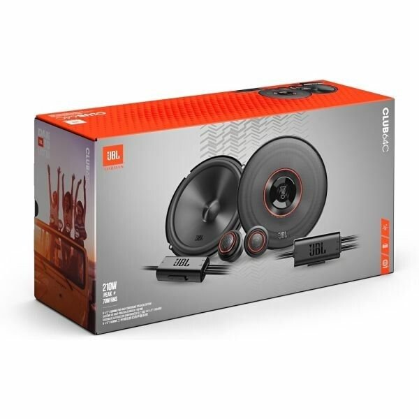 Kit Auto Parlante JBL Club 64C 6'' 210 W - Negro
