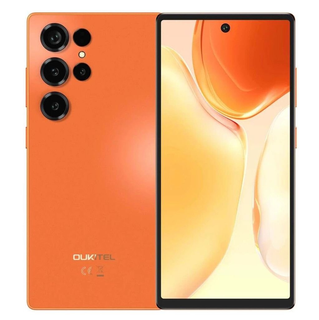 celular smartphone Oukitel C26 128GB 4 RAM Orange
