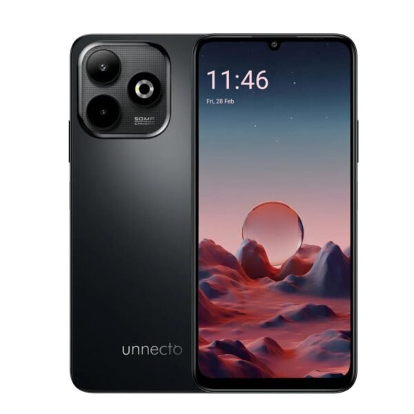 CELULAR UNNECTO BOLT 5G 4GB+ 8GB/128GB BLACK CON NFC
